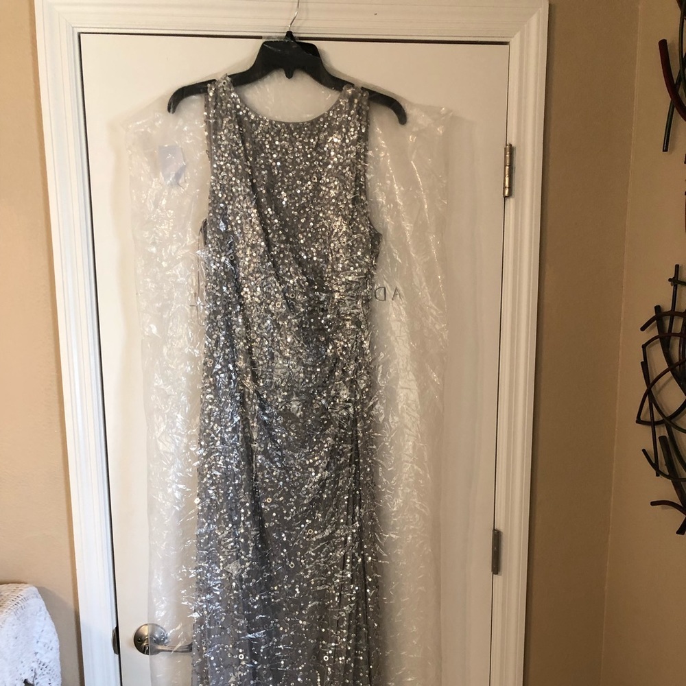 Silver woman’s formal dress size 16